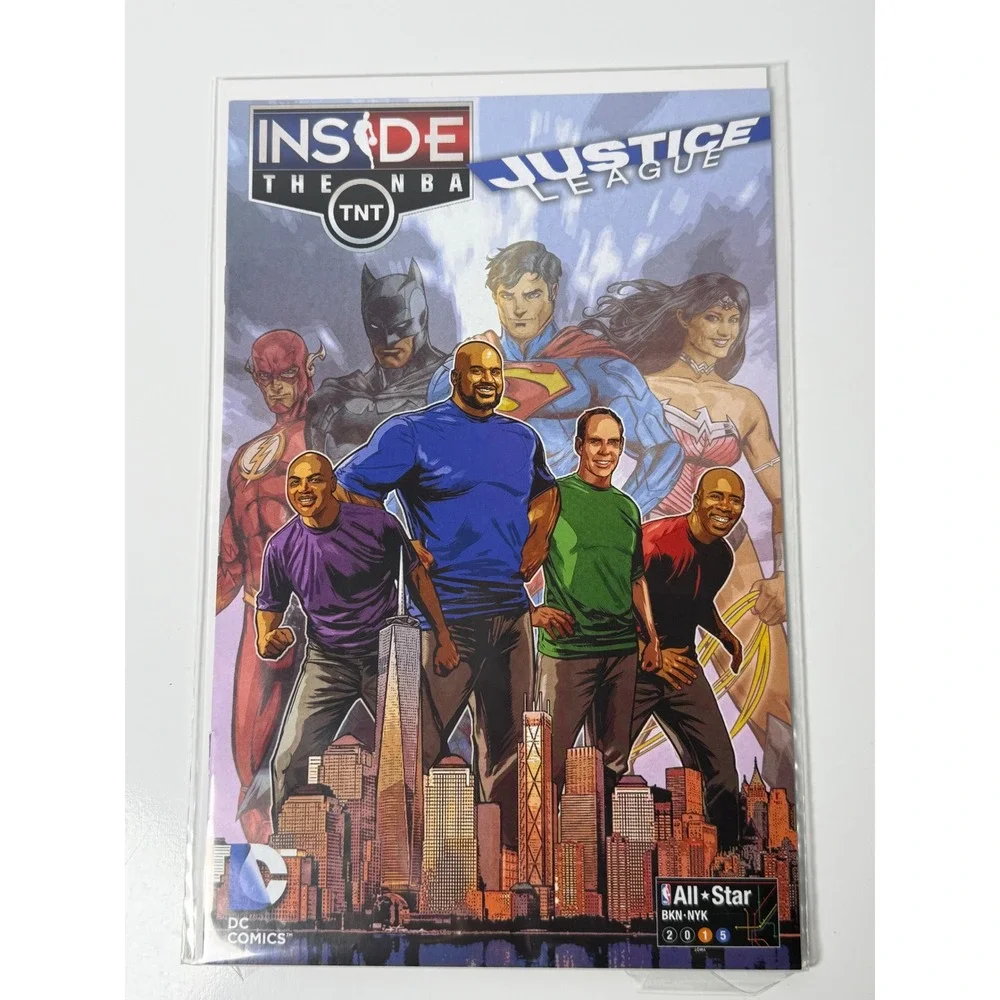 DC Comics Inside the NBA TNT Justice League All-Star 2015 Shaq Barkley Comic